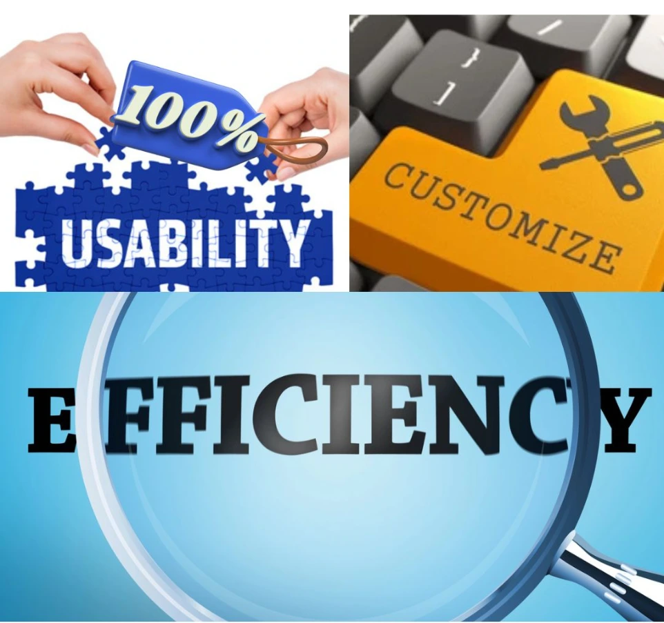 SFI Goals: Usability, Customize, Efficiency